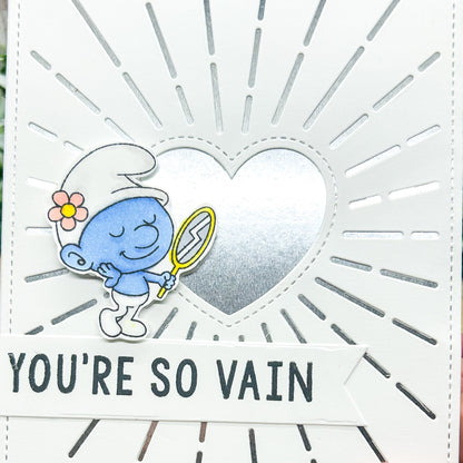 You're So Vain Handmade Character Themed Card-3