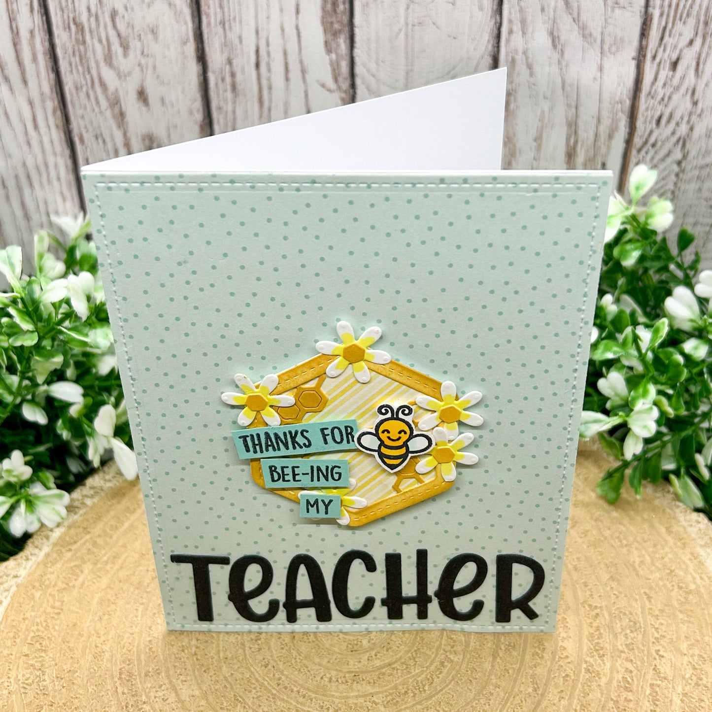 Thanks For BEE-ing My Teacher Handmade Card