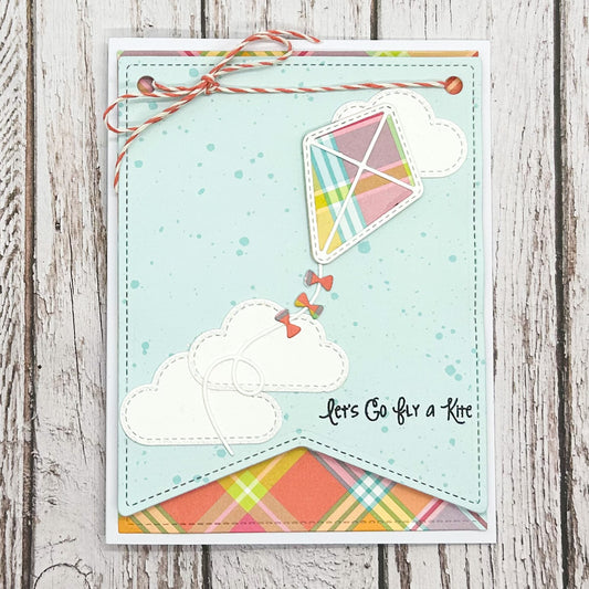 Let's Fly A Kite Handmade Card