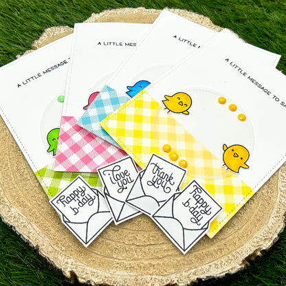 Pack Of 4 Personalise Your Own Cute Handmade Cards-1