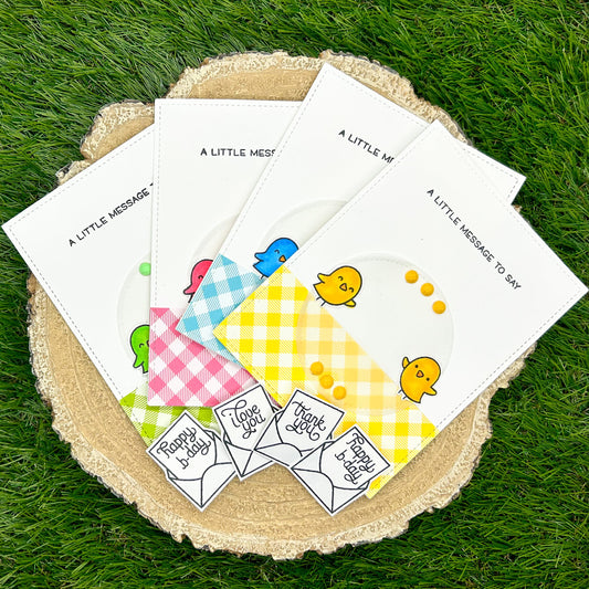 Pack Of 4 Personalise Your Own Cute Handmade Cards