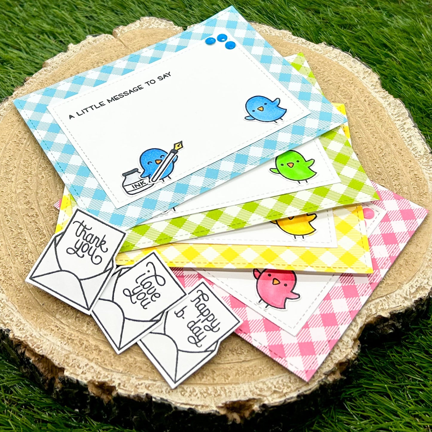 Pack Of 4 Personalise Your Own Handmade Cards-1