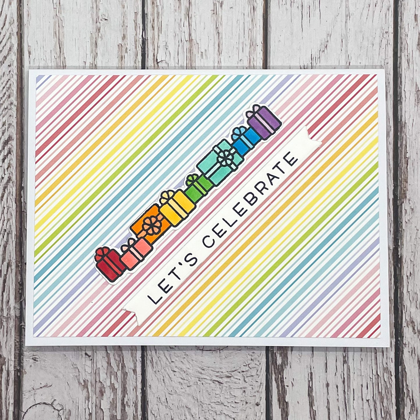 Let¢‚¬„¢s Celebrate Presents PRIDE LGBT Handmade Card