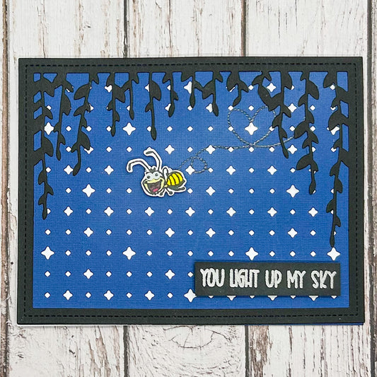 You Light Up My Sky Handmade Card