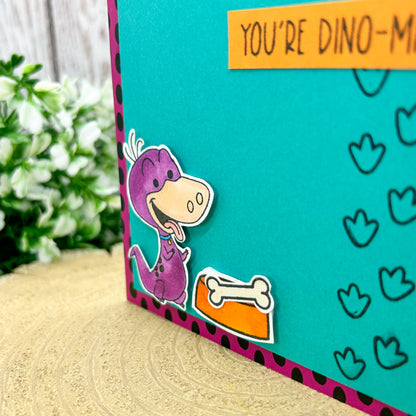 You're Dino-Mite! Character Themed Handmade Card-2