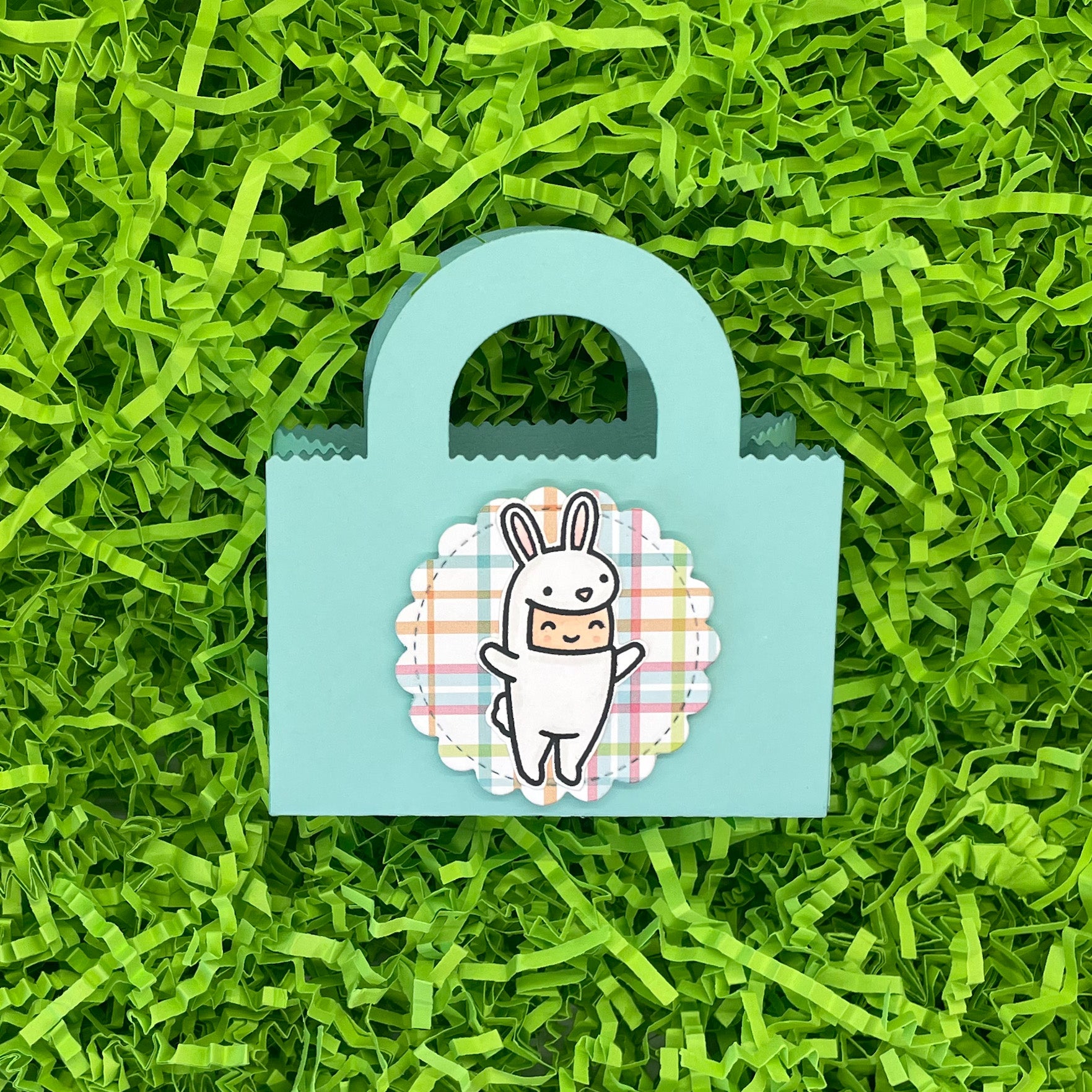 Blue Miniature Gift Bag
