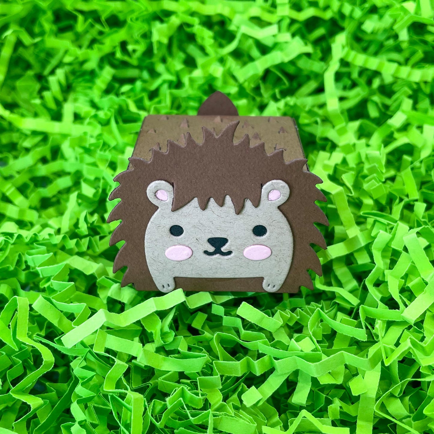 Cute Hedgehog Miniature Gift Box