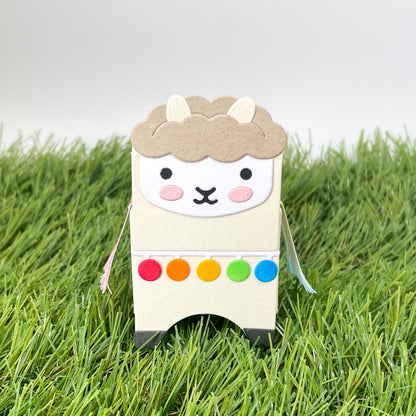 Cute Llama Miniature Gift Box