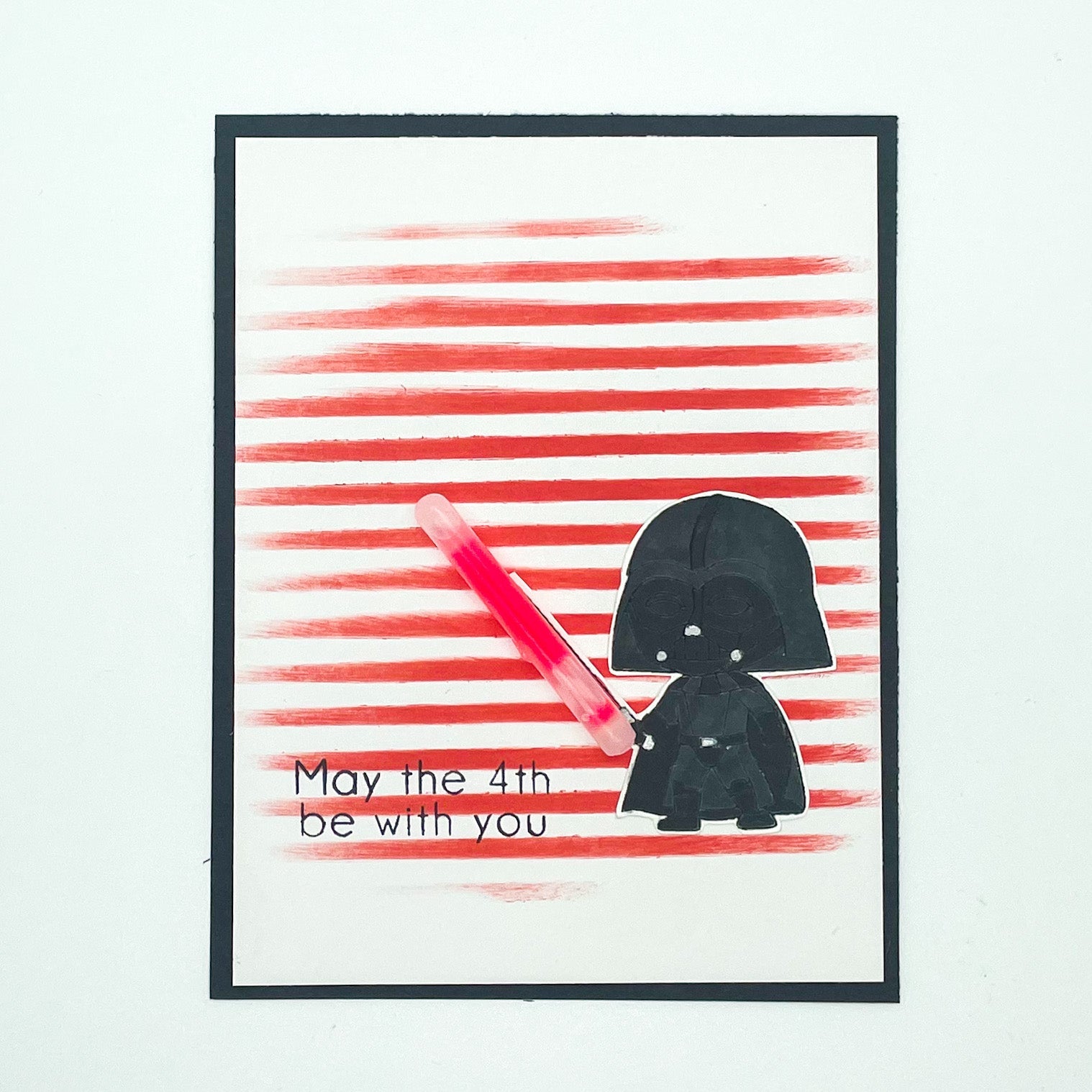 May The 4th Be With You Light-Up Lightsaber Card