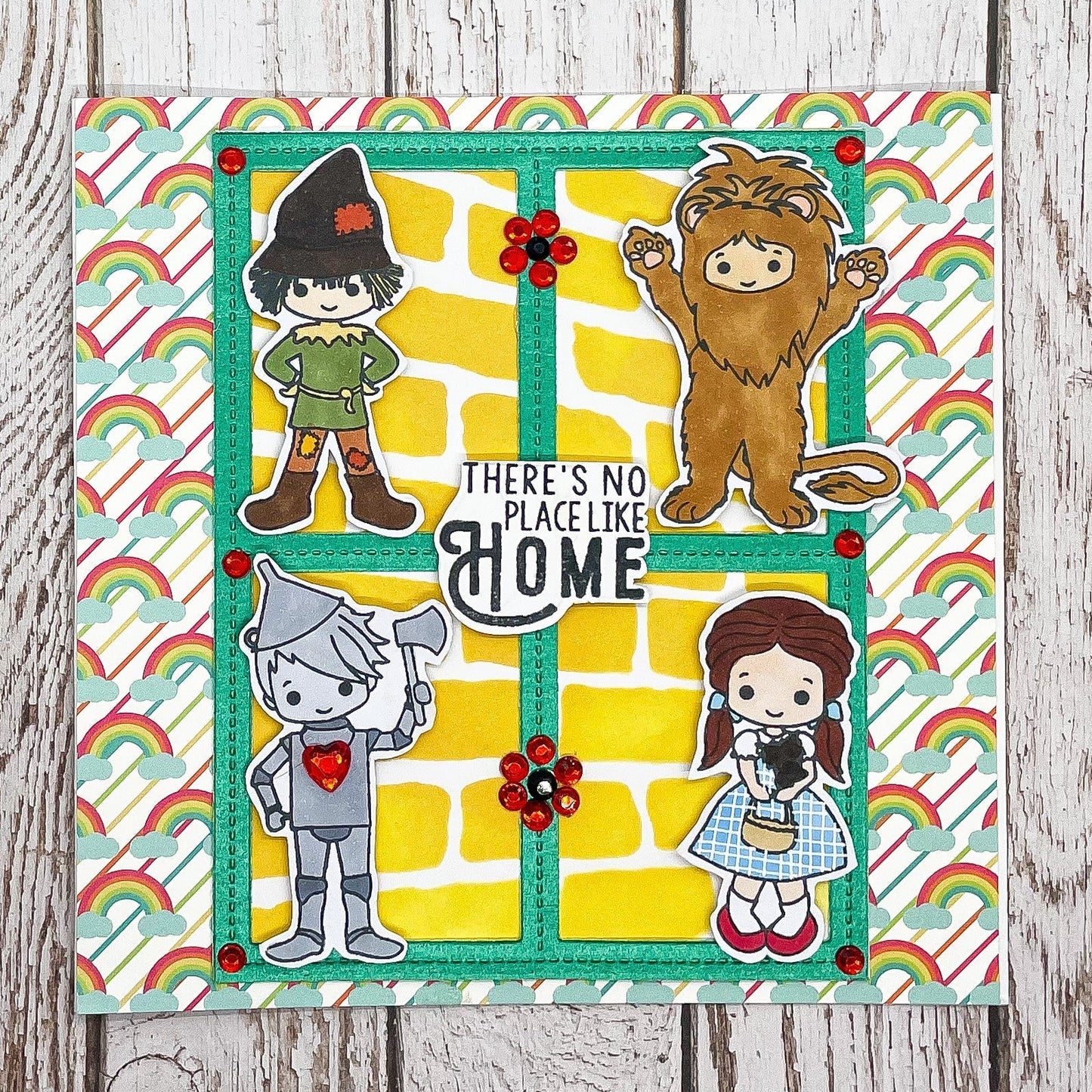 No Place Like Home Handmade Greetings Card