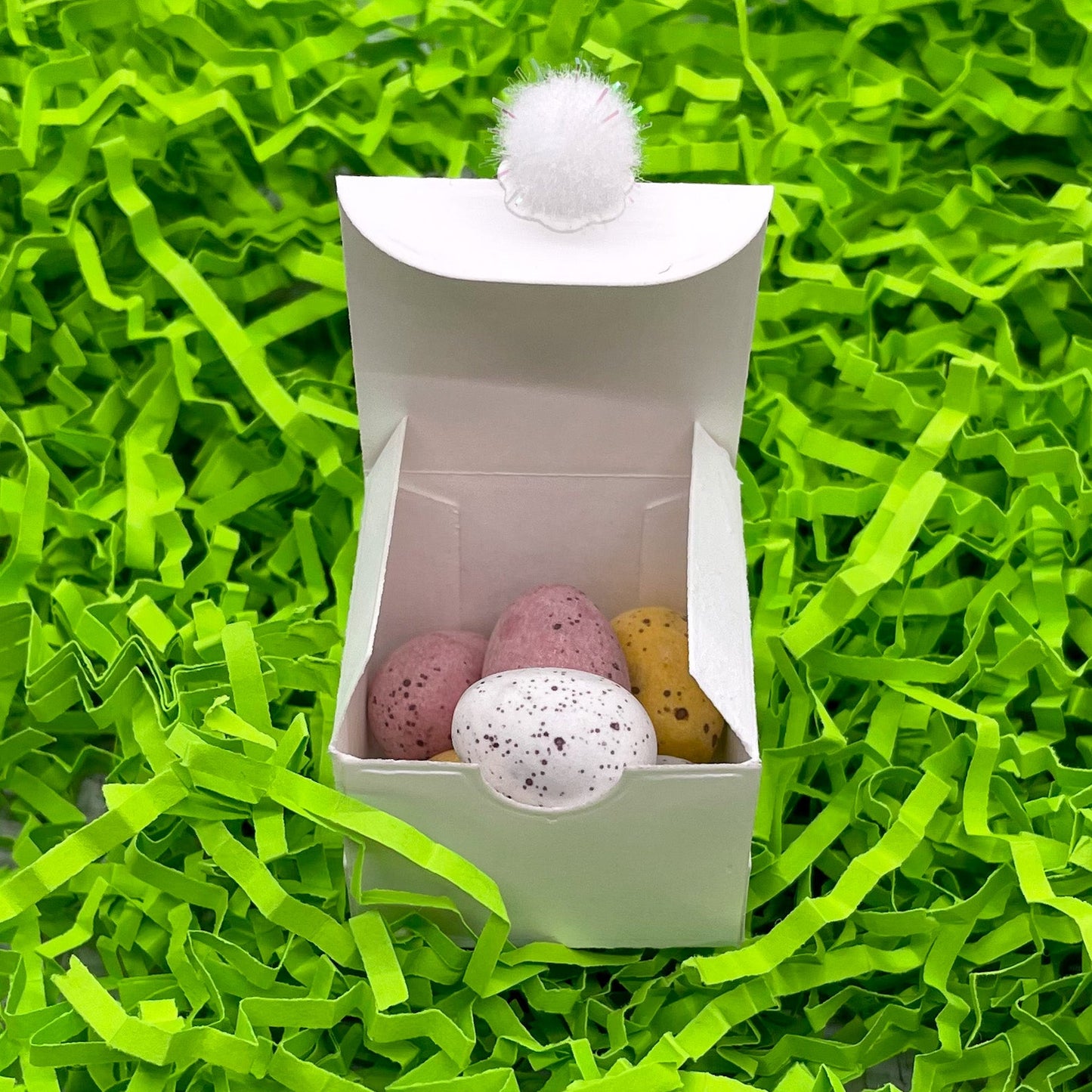 White Bunny Miniature Gift Box